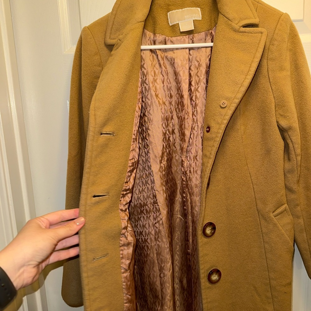 Michael Kors Women's Camel Trench Coat